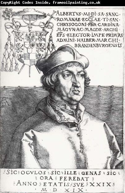 Albrecht Durer Cardinal Albrecht of Bran-Denburg